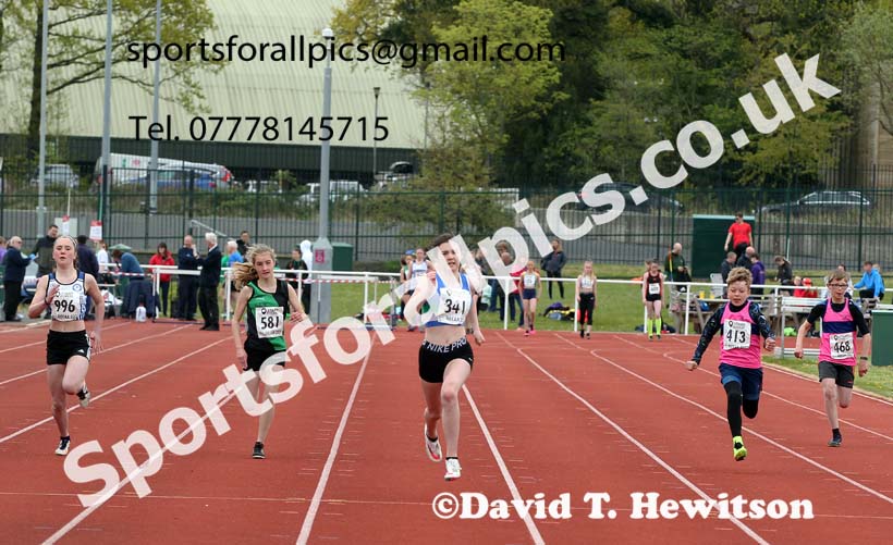 100 metres, 2021 NECAA Middlesbrough Open Meting, Sunday, May 9th. Photo: David T. Hewitson/Sports for All Pics